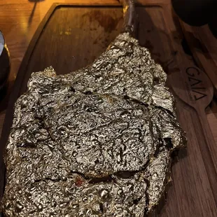 Gold Wrapped Tomahawk Ribeye