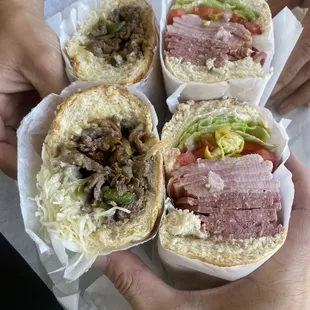 Philly steak. Cold cut.