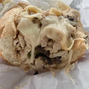 Chicken cheesesteak