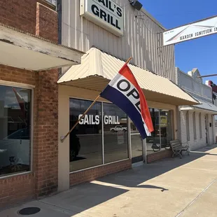 Gail's Grill downtown Hennessy, OK