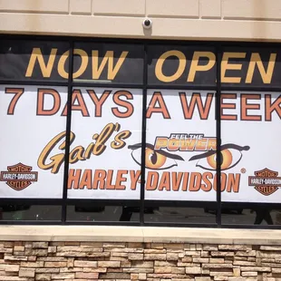 Open 7 days a week