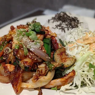 Spicy squid