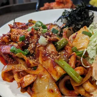 Spicy squid