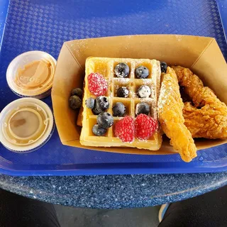 Chicken Tenders & Waffles