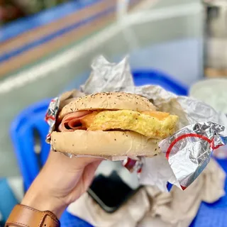 Breakfast Bagel Sandwich