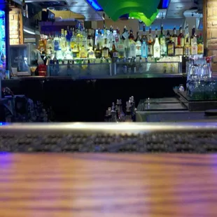 a view of a bar
