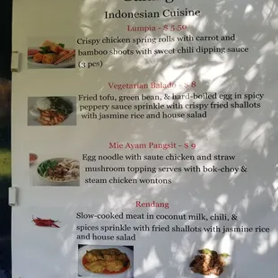 Updated menu 11/02/2017.