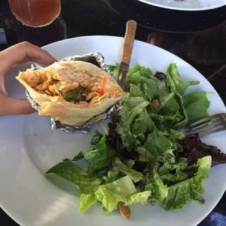 1. Panang Chicken Burrito