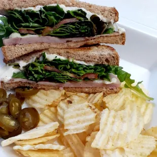 Ham &amp; cheese sandwich