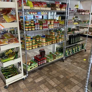 a variety of food items