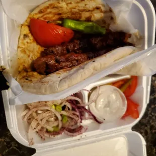 Lamb kofka plate, no rice