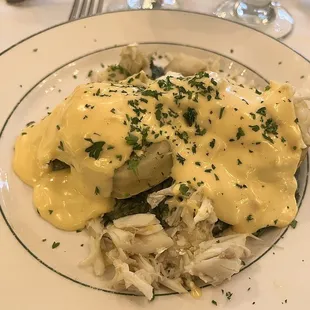 Egg Sardou dish
