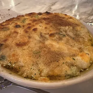 Crab au gratin