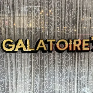 the name of the restaurant