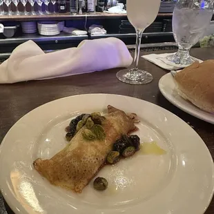 Duck crepe
