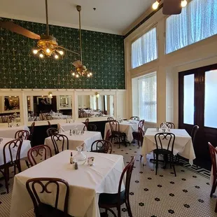 the interior of a restaurant