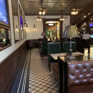 Inside bar and steakhouse side