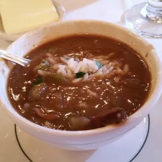 Duck and Andouille Gumbo