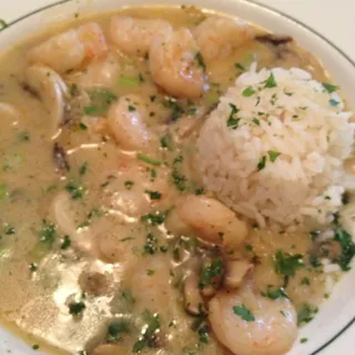 Shrimp au Vin