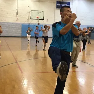 Mr. Choi an expert in Tai Chi and Yoga.