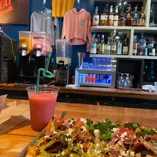 Nachos + frozen drink + Galaxie shwag