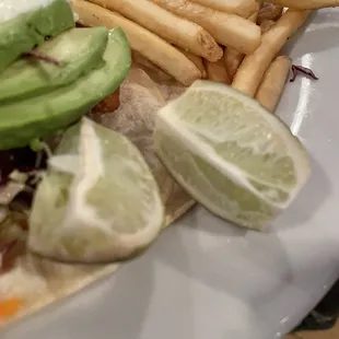 Lime sections were unsqueezable and desert-dry. Why bother?