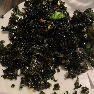 Burnt kale