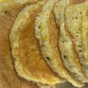 a stack of pancakes on a plate