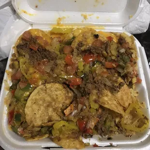 Eww I ordered a Nacho supreme.. this is terrible... just discussing