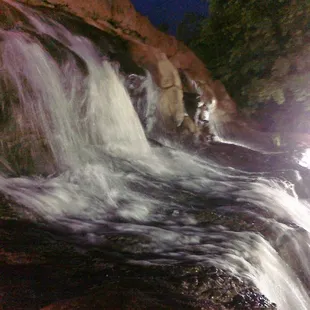 Waterfall at Galaxy Games and Golf