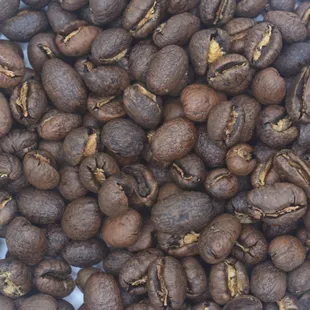 a pile of coffee beans