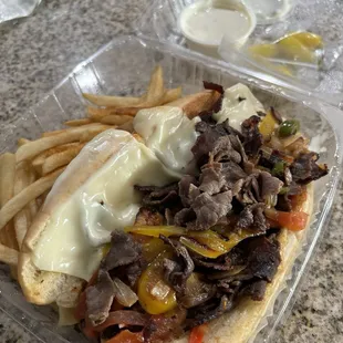 Philly Cheese Steak Sandwich