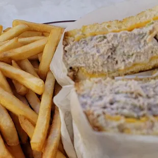 Galaxy Burger Ontario California has a huge menu for great breakfast lunch and dinner meals! Tuna melts soon tasty!