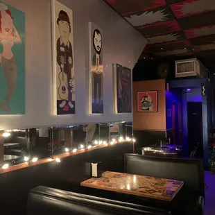 the interior of a restaurant