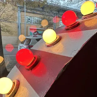 View out from inside.