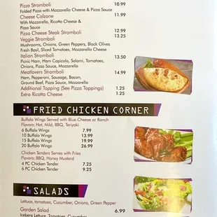 Menu page 3