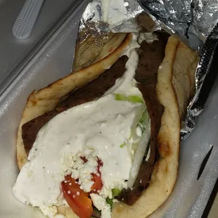 Lamb Gyro with everything