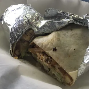 Grilled chicken wrap!