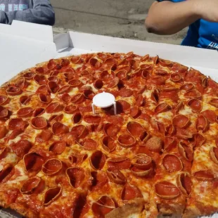 Delicious pepperoni pizza!