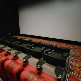 Black seats up front were made for 2 people