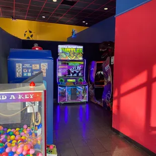 Play area for kids before after the movies