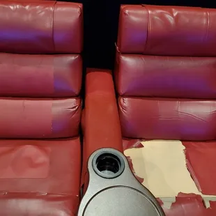 You'd think for $13/ head they'd make time to fix the chairs