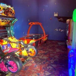 More play areas for before and after the movie