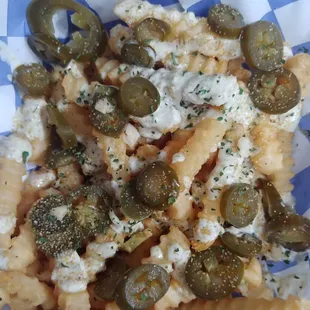 Garlic Jalapeno fries