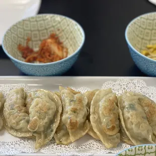 dumplings and sides