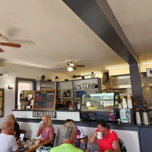 customers sitting at the counter