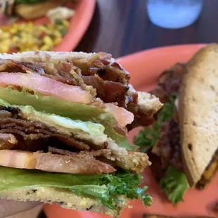 BLT with gf bread