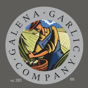 a man with a basket of garlic