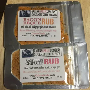 The 2 free samples they gave us!