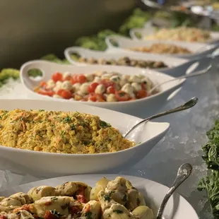 Salads at our Gourmet Bar